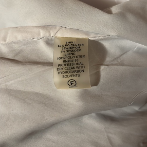 Calvin Klein Black and White Geometric Midi Dress - Picture 5 of 7